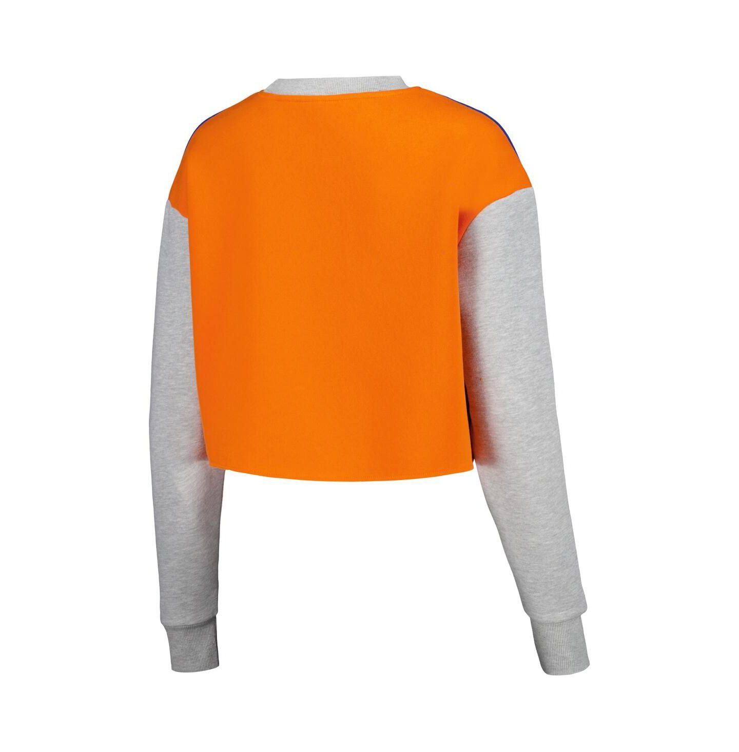 Женская толстовка Hype And Vice Royal Florida Gators Color Block Rookie Crew Pullover — фото 3