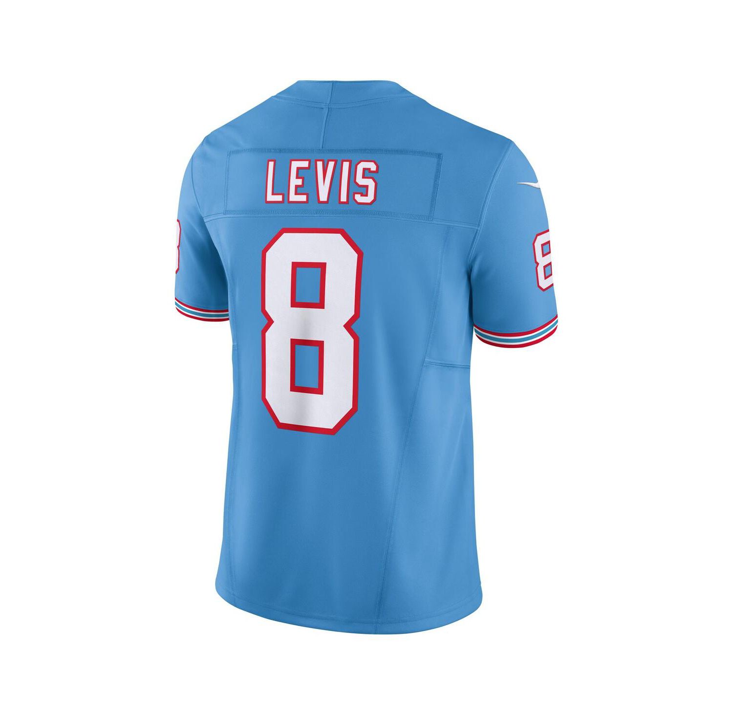 Men's Will Levis Light Blue Tennessee Titans Alternate Oilers Throwback Vapor F.U.S.E. Limited Jersey