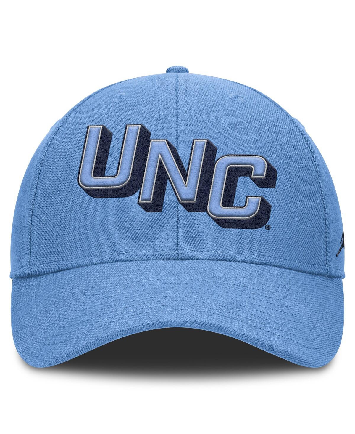 Jordan Men's Carolina Blue North Carolina Tar Heels Slanted Primetime Rise Performance Adjustable Hat In Blue