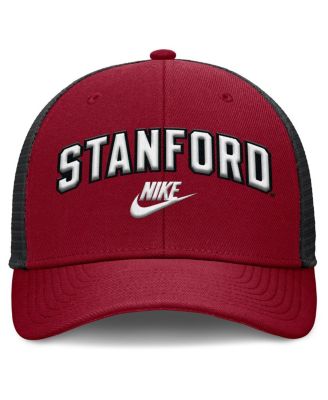 Men's Cardinal/Black Stanford Cardinal Legacy Arch Rise Performance Trucker Adjustable Hat