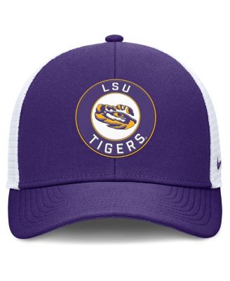 Men's Purple/White LSU Tigers Rise Primetime Performance Trucker Adjustable Hat