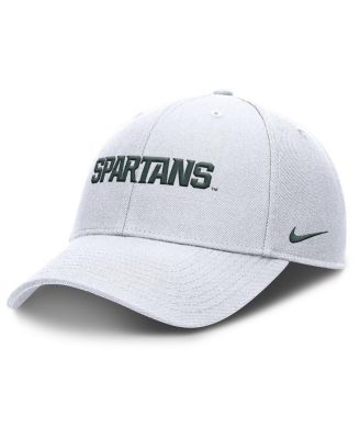 Nike - Men's White Michigan State Spartans 2025 On-Field Rise Performance Adjustable Hat