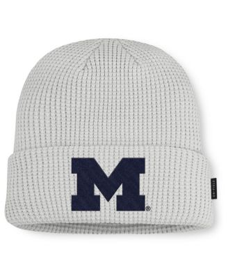 Jordan - Men's Gray Michigan Wolverines 2025 On-Field Utility Cuffed Knit Hat