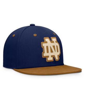 Men's Navy/Brown Notre Dame Fighting Irish Noboa Fitted Hat