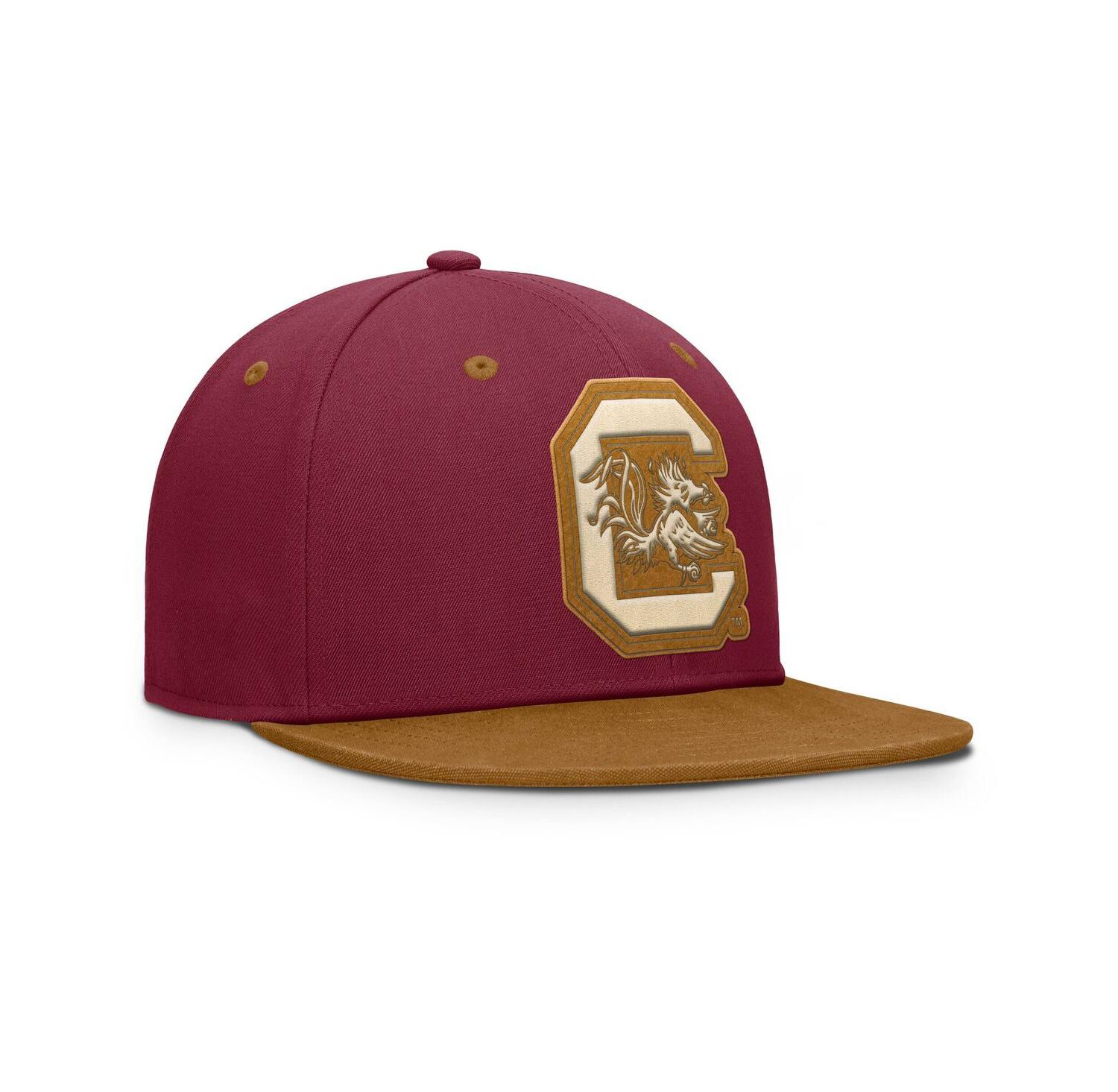 Men's Garnet/Brown South Carolina Gamecocks Noboa Fitted Hat