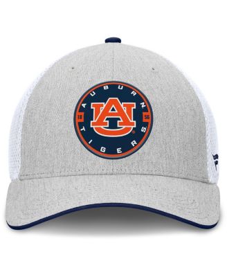Men's Heather Gray/White Auburn Tigers Trigger Flex Hat