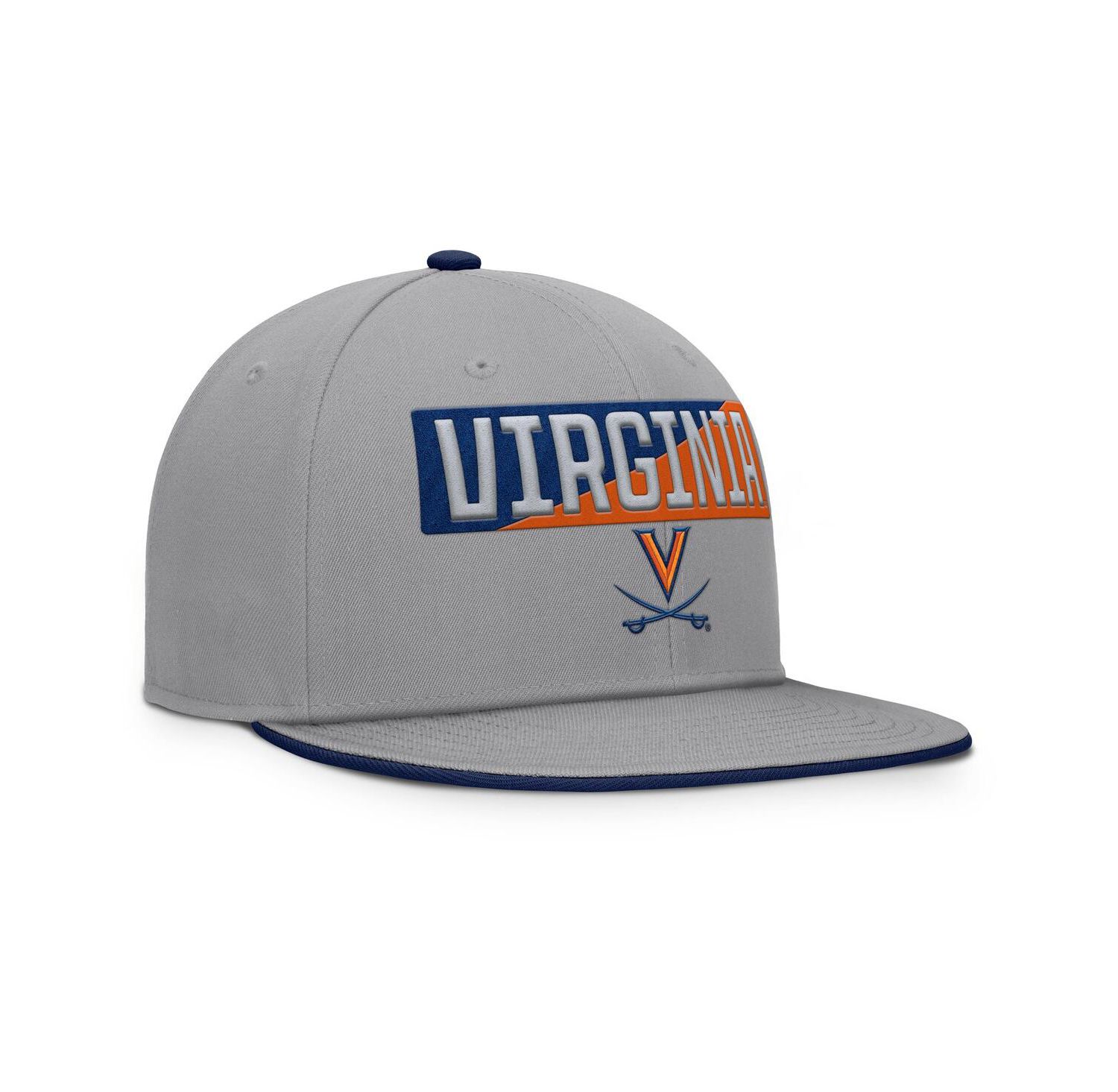 Men's Gray Virginia Cavaliers Duo Snapback Hat