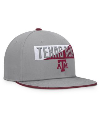 Men's Gray Texas A M Aggies Duo Snapback Hat