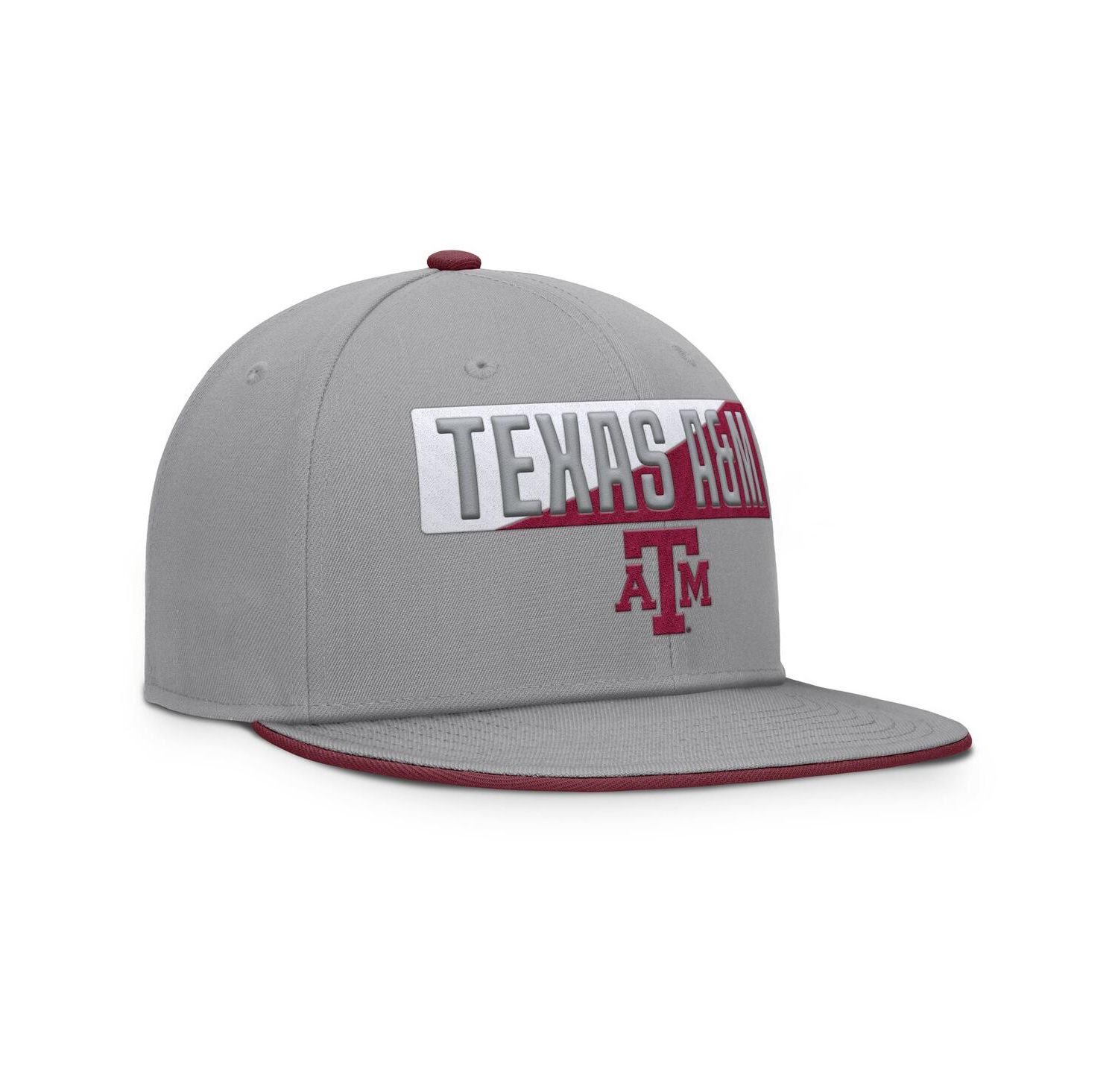 Men's Gray Texas A&M Aggies Duo Snapback Hat