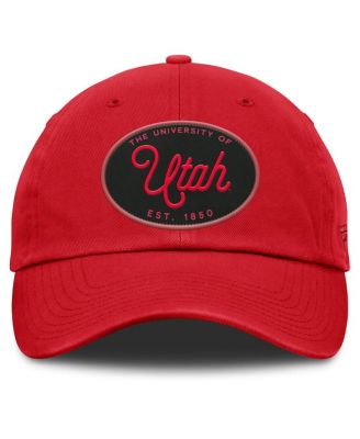 Women's Red Utah Utes Candid Adjustable Hat