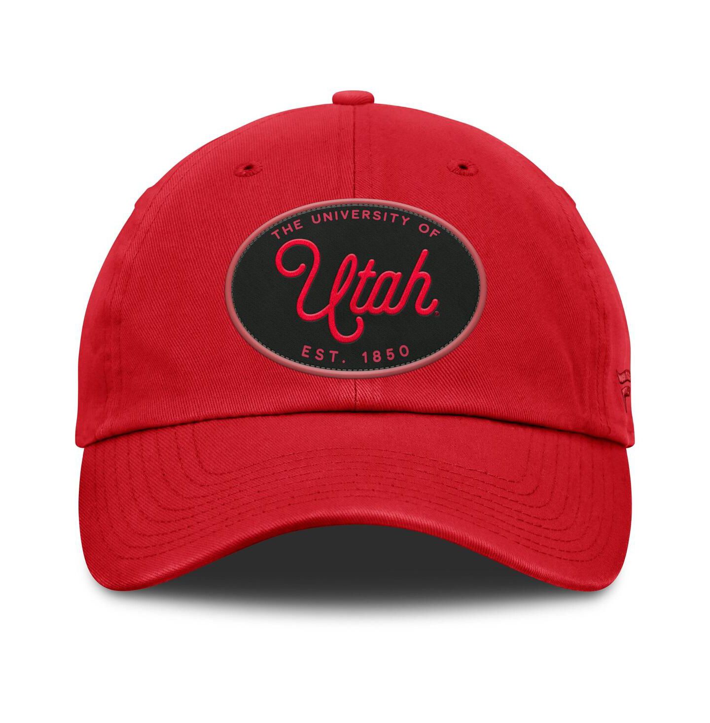 Женская кепка Fanatics Red Utah Utes Candid Adjustable Hat — фото 2