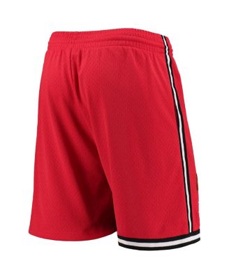 Men's Red Miami Heat 1996-97 Hardwood Classics Swingman Shorts