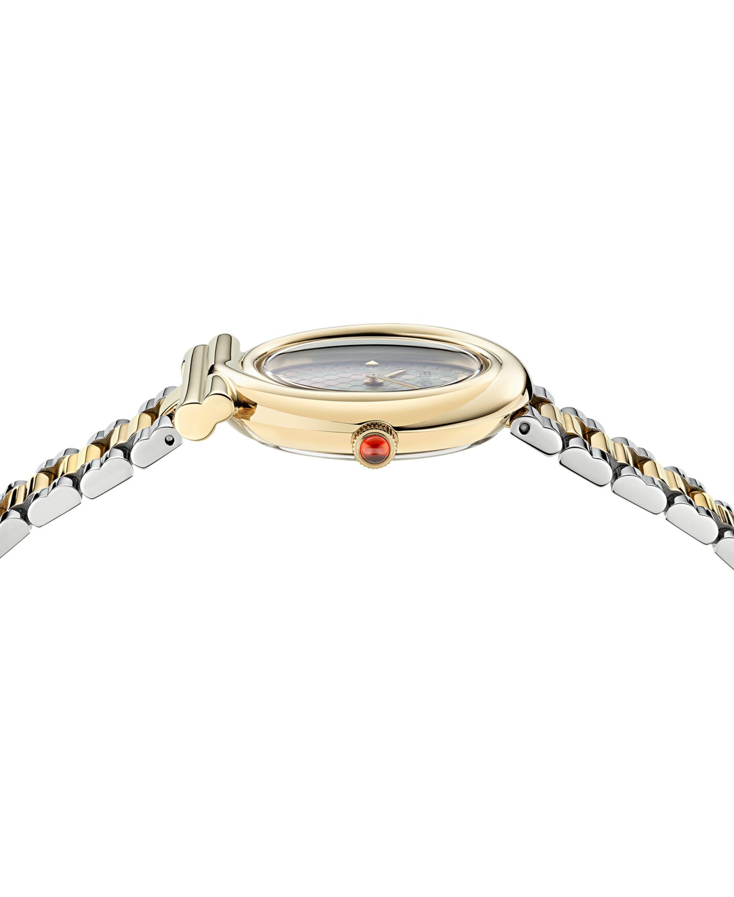 Женские часы Ferragamo Swiss Gancini Twisted Two-Tone Stainless Steel Bracelet Watch 32mm — фото 2