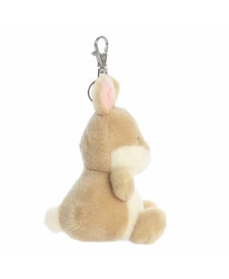 Mini Ella Bunny Palm Pals Adorable Clip-On Brown 4"
