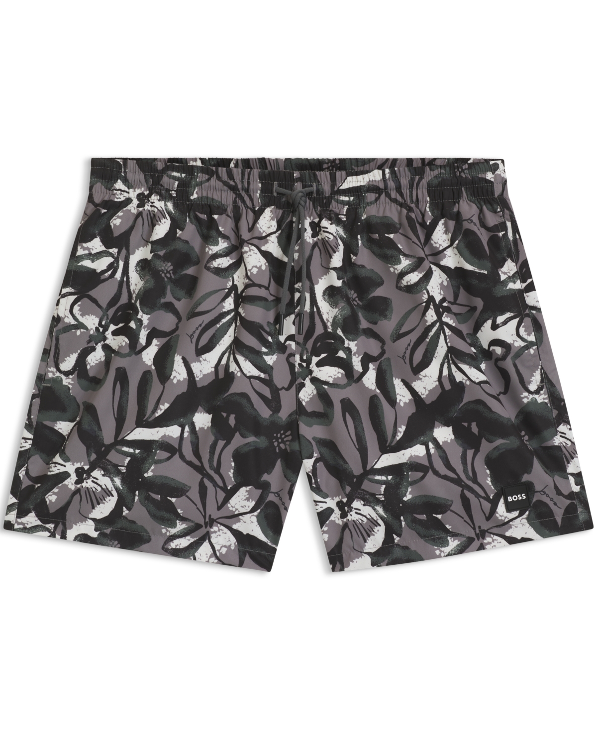 Hugo Boss Boss Piranha Swim Shorts Grey In Gray