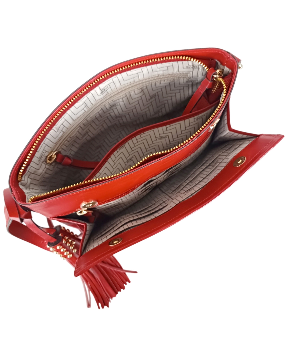 Lodis Judith Organizer Small Crossbody Bag In Red