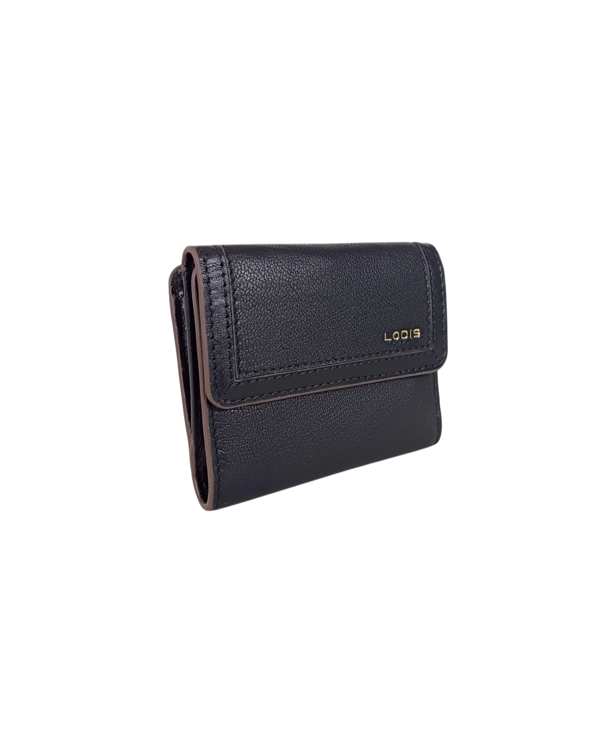 Lodis Deluxe French Bifold Wallet In Black