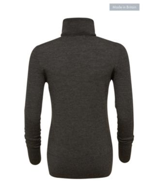 Women's Merino Roll Neck Fitted Sweater