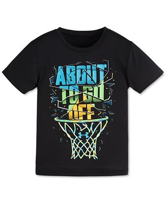 Under Armour Little Boys' About To Go Off Basketball T-Shirt - Shirts ...