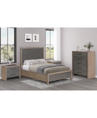 Portmore 3pc California King Set (Panel Bed, Chest & 2-Drawer Nightstand with soft close drawers), Created for Macy's