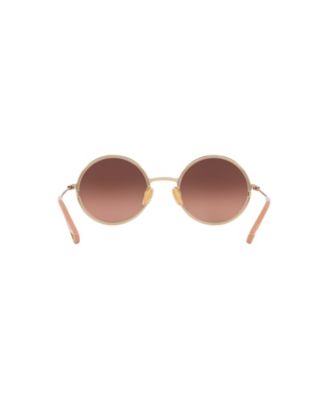 Women's Round Etched Metal Sunglasses, CH0230S