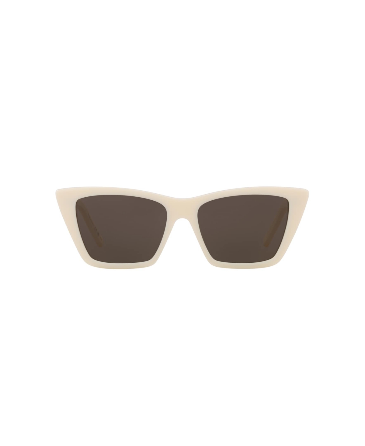 Saint Laurent Womens White Sl 276 Mica Cat Eye Acetate Sunglasses In Neutral