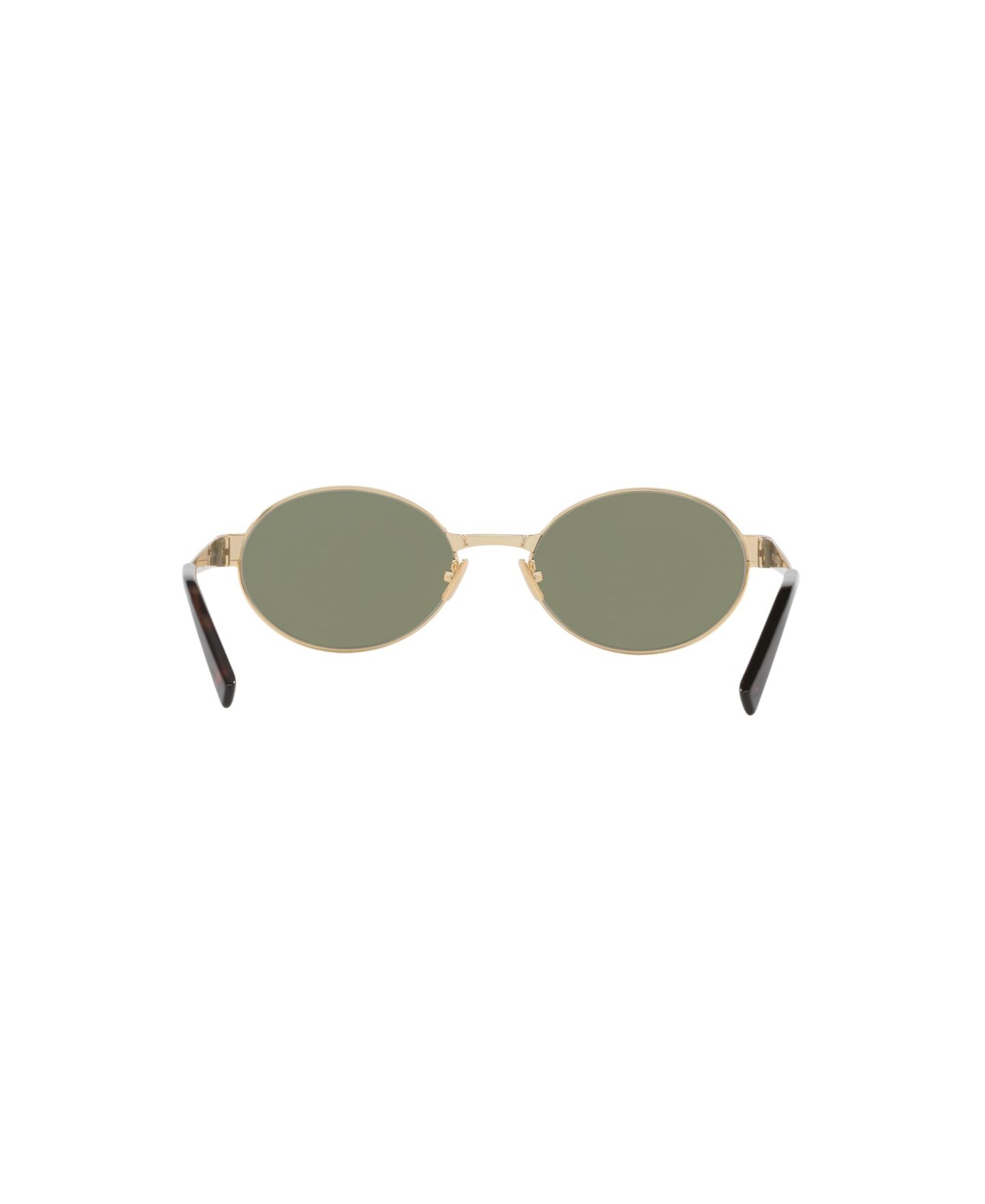 Женские солнцезащитные очки Saint Laurent Oval Sunglasses, SL 692 YS000577, цвет: Золотой — фото 4