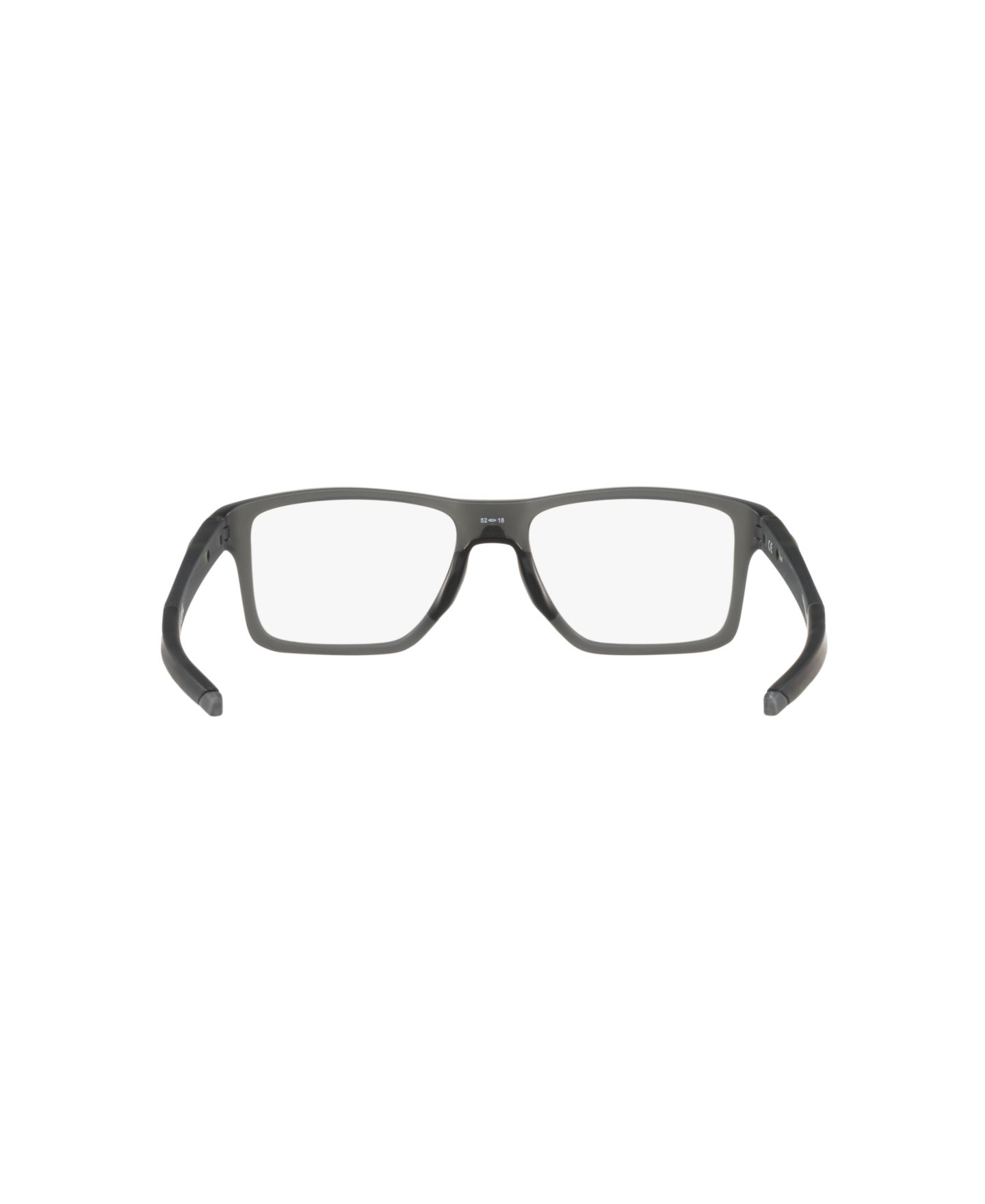 Мужские очки Celine Oakley Man Square Plastic OX8143 Chamferâ„¢ Squared (TruBridgeâ„¢) Eyeglasses, цвет: Атласный серый дымчатый — фото 2
