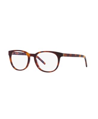Saint Laurent Woman Rectangle Plastic Sl M111 Eyeglasses - Tortoise