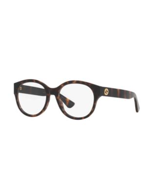 Woman Round Plastic GG1580O Eyeglasses