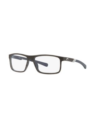 Costa Del Mar Men's Ocean Ridge Eyeglasses, 6A8004V - Matte Silver Teak