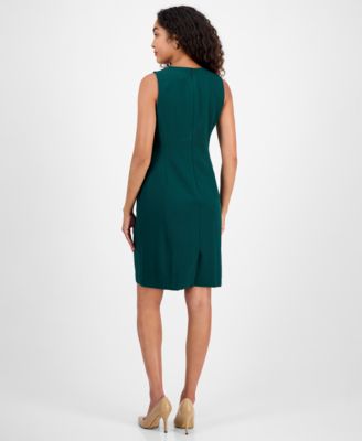 Women's Sleeveless Multi-Seam Sheath Dress, Regular & Petite