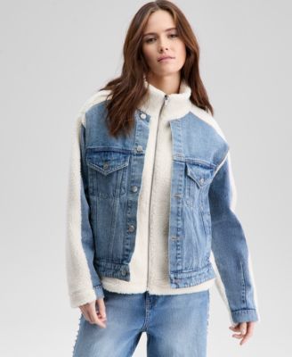 And Now This - Women's Fleece Denim Jacket