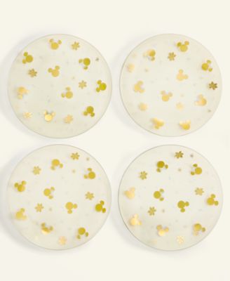 Disney | Macy's - Mickey Mouse Icon Appetizer Plates, Set of 4