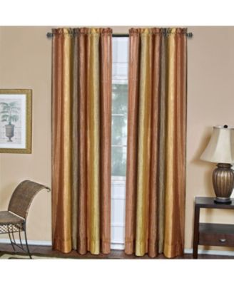 Ombre Crushed Satin Sheer Single Window Curtains & Valances