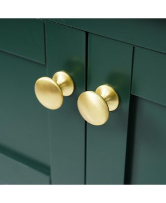 24" Bathroom Vanity Cabinet with Sink Top, Modern Storage Cabinet with 2 Doors, Single Basin Unit