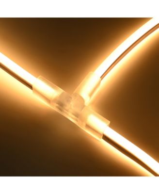 2 Pin Connectors Accessories T Shape with Pin for 7x14mm Neon Rope Light