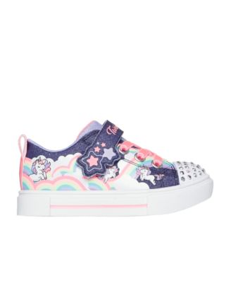Toddler Girls Twinkle Toes: Twinkle Sparks - Unicorn Stay-Put Light-Up Casual Sneakers from Finish Line