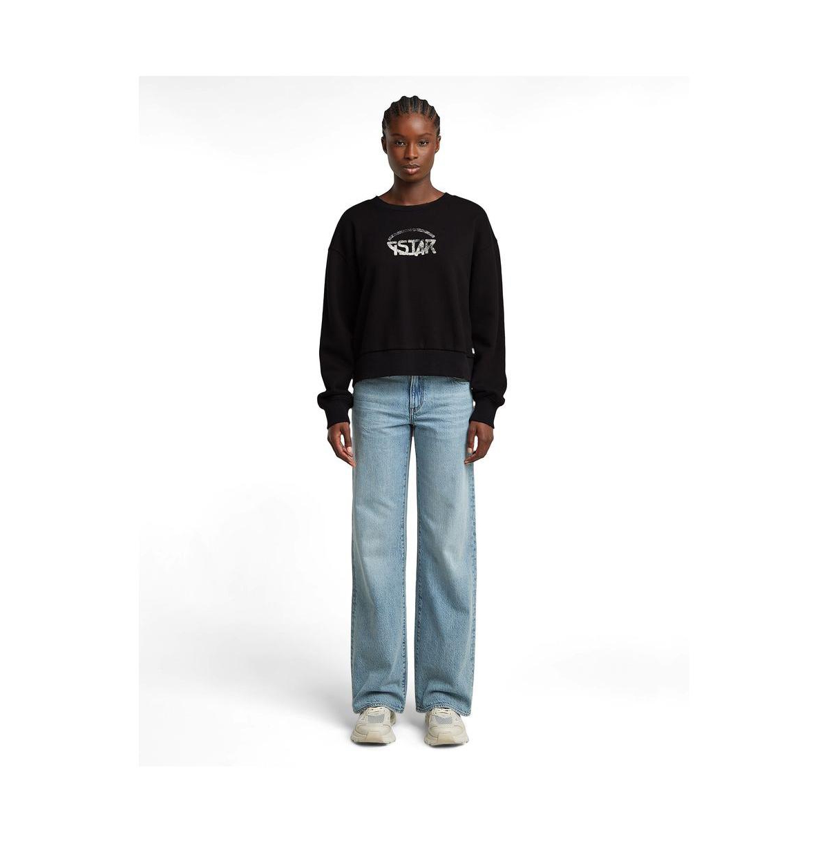 G-Star Women's Logo Loose Sweater