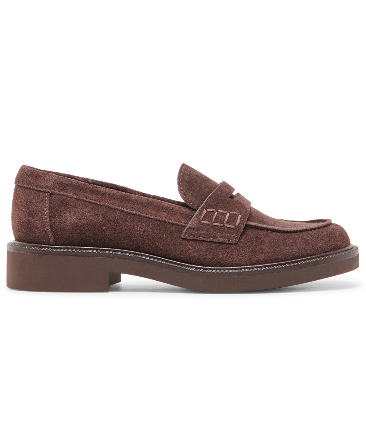 Dolce Vita Tiggy Loafers Mahogany Suede In Brown