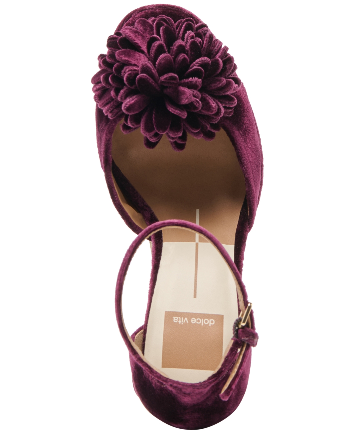 Dolce Vita Perel Platform Ankle Strap Sandal In Purple