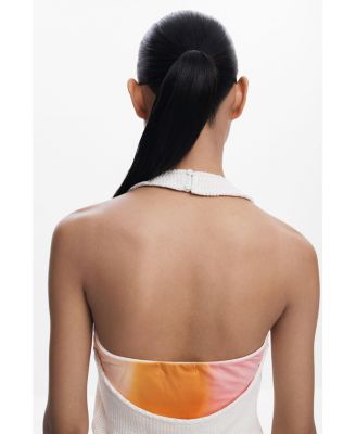 Women's 2-in-1 long gradient dress