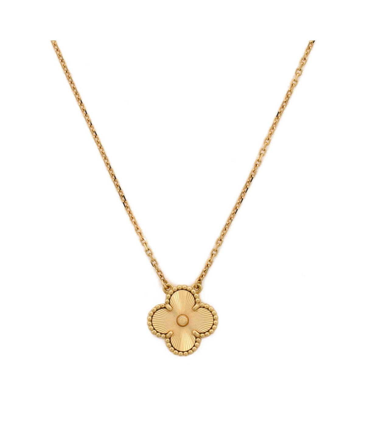 Vintage Alhambra Pendant Necklace - 18k yellow gold