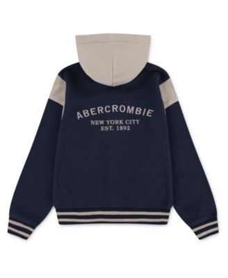 Boys Fleece Hooded Bomber Jacket