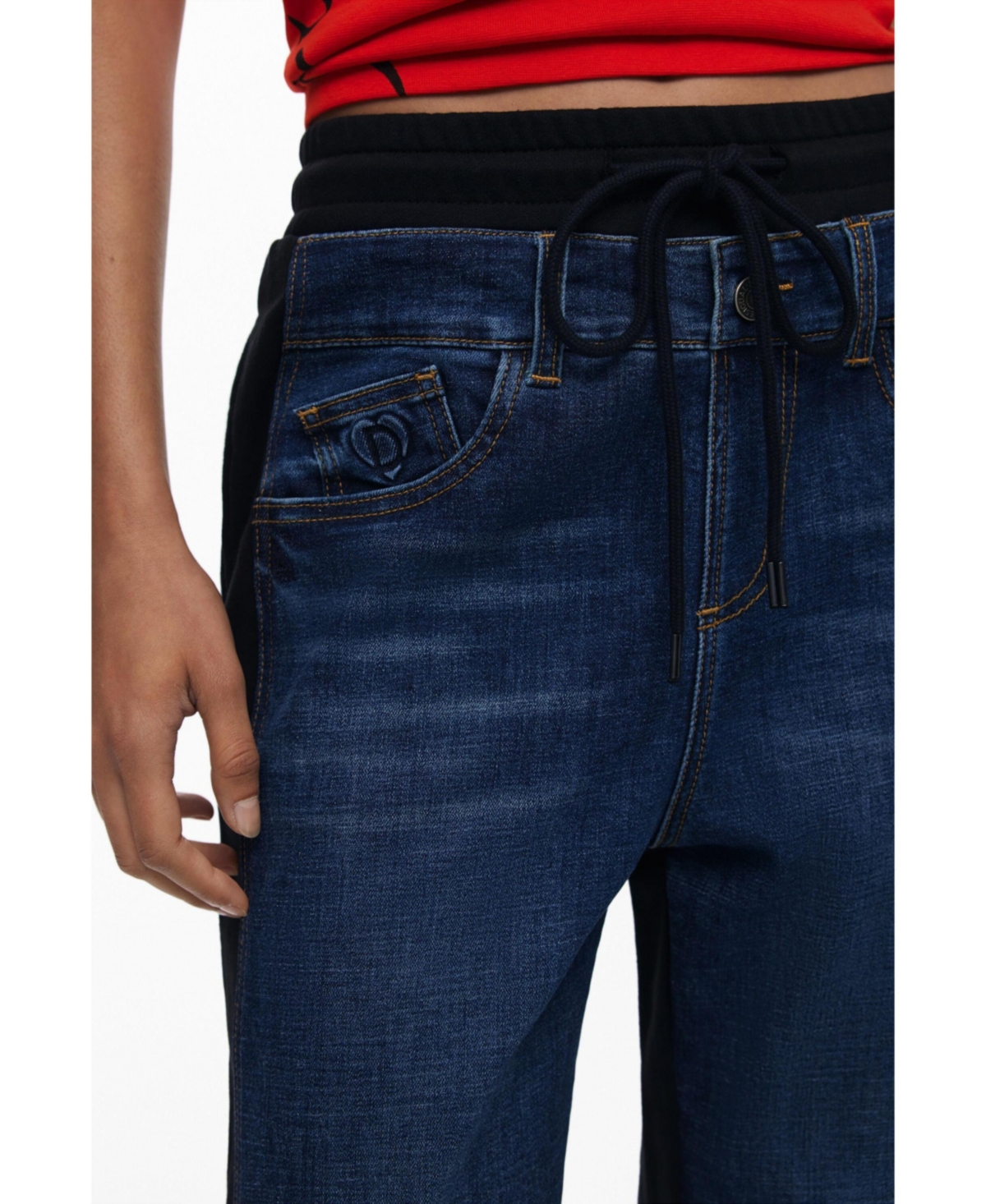 Desigual Women's Hybrid Jogger Jeans In Blue