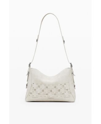 Women's Medium studded patch handbag