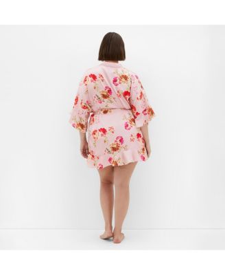 Plus Size Arcadia Short Kimono
