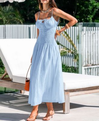 Women's The Sweetest Thing Blue Maxi Beach Dress
