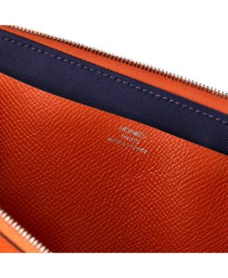 Pre-Owned Hermes Nouveau To Go Wallet Epsom with Swift