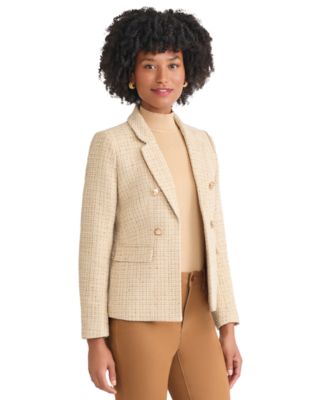 Women's Faux Double Breasted Suede Jacket